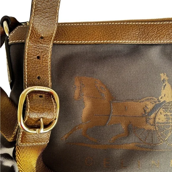 Grey Canvas and Leather Celine - Picture 4 of 8